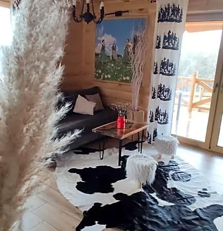 Goralskie Na Podhalu Z Jacuzzi Деревянный коттедж